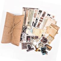 Retro Scrapbookingo Lipdukai Dekoratyviniai Vintažiniai Scrapbookingo Lipdukai Žurnalams Nuotraukų Albumams 30