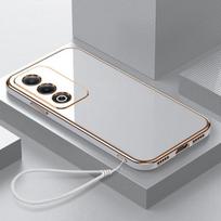 OPPO A80 dėklas OPPO A3 Pro telefono dėklas OPPO K12X K12 Plus dėklas OPPO A80 A3 Pro prabangus kvadratinis dengtas smūgiams atsparus galinis dangtelis For OPPO A80&Case & Strap