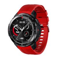 Aukščiausios kokybės „Huawei Honor GS Pro“ laikrodžio apyrankė, 22 mm sportinė silikoninė išmanioji apyrankės apyrankė „Honor GS Pro“ laikrodžio apyrankei For honor GS Pro raudona