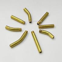 2 vnt. M6 žalvarinis tuščiaviduris vamzdelis su sriegiu, skirtas CNC purkštuvui 30mm straigh piep