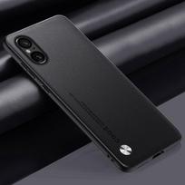 Prabangus PU odinis dėklas, skirtas Sony Xperia 5 V 5V dangtelis, matinis silikoninis apsauginis telefono dėklas, skirtas Sony Xperia 1 10 V 1V 10V 5G Coque For Xperia 5 V juoda