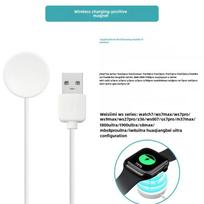 Suderinamas belaidis įkroviklio laidas S7/S8/S9 Ultra išmaniesiems laikrodžiams su mikro nešiojamu magnetiniu siurbimu (HW22/DT7)