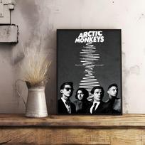 A-Arktinės M-Beždžionės Albumo Viršelio Plakatas Lipnus Sienų Menas Spauda Vandeniui Atsparus Namų Gyvenamasis Miegamasis Baras Holas Estetinis Dekoravimas 21cm×30cm NoFrame
