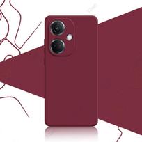 Prabangus dėklas-dangtelis OnePlus NordCE3 Nord CE3 CE 3 Lite 5G, pilna kamera, prabangus kvadratinis skysto silikono galinis apsauginis dangtelis OnePlus Nord CE3 5G vyno raudonos spalvos