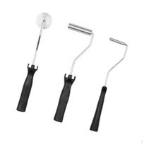 3Pcs Fiberglass Laminating Rollers Tool Set Hand Paint Bubble Roller for Resin Tub Home