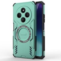 Dėklas dangtelis Redmi 14C Xiaomi Redmi 14C Capas Armor Buferis Magnetinis Kietas Smūgiams Atsparus Magsafe Belaidis Įkrovimas Fundas Redmi 14C Redmi 14C žalia