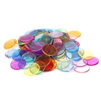 19Mm pokerio žetonai Bingo žetonai Bingo žaidimų kortos Plastikiniai žaidimai 19 cm įvairiaspalvis