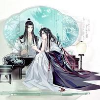 10cm Mo Dao Zu Shi Akrilinis stovas Veiksmo figūrėlė Žaislas Wei Wuxian Lan Wangji Figūrėlės Darbalaukio Namų dekoracija gray