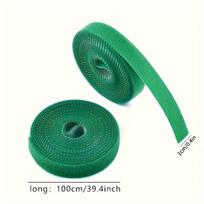 2 Rolls Heavy-Duty Adjustable Garden Cable Ties Reusable, Strong Grip Plant Support 2 rolls