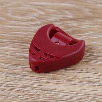 Plastikinis gitaros plektro laikiklis dėklas dėžutė širdelės formos dalys 1Pcs raudona