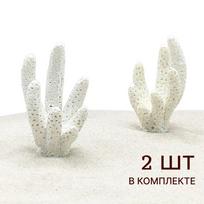 Žuvų akvariumo povandeninis pasaulis Koralų medis PVC imitacija Koralų kraštovaizdžio dekoracijos Ornamentai One Size balta