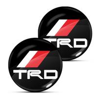 Automobilio durų spynos rakto skylės lipdukas emblema automobilio apsauginis lipdukas Toyota TRD GR Racing Supra Corolla dalys Sport Yaris Grmn 2PCS TRD