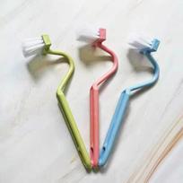 Disposable Toilet Brush with Sponge Head for Stain Removal and Dead Angle Cleaning