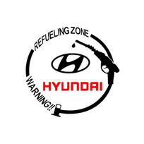 1 vnt. automobilio emblema vinilinės atspindinčios kuro bako dangtelio lipdukai lipdukas priedai Hyundai Tucson Solaris I30 Creta IX35 I40 IX20 Veloster balta