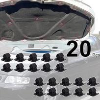 20 vnt. 8E0863727A Variklio gaubto garso izoliacijos fiksatorius, skirtas VW