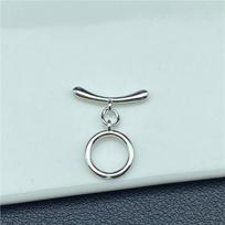 Handmade Crystal Bent Bar IQ Clasp with Zircon Micro Pave Pendant for DIY Jewelry & Wenwan Beading Standard