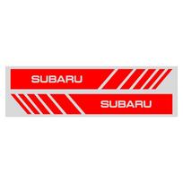 2 vnt. Automobilio galinio vaizdo veidrodėlio šoninės juostelės ženkliukas 3D lipdukas Automobilio stilius Subaru Outback Crosstrek XV Forester BRZ Legacy Impreza WRX 2006 STI Ascent raudona