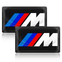 2/5/10 vnt. Anglies pluošto vairo automobilio logotipo emblema 3D lipdukai BMW M X5 X6 E90 E92 E93 F20 F21 F30 F31 F32 E60 E46 POWER 2PCS M