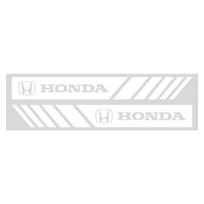 2 vnt. Automobilio juostelės lipdukai Atšvaitiniai viniliniai lipdukai šoniniams veidrodėliams Honda Mugen Power Honda Civic Accord CRV Hrv Jazz dekoravimui balta
