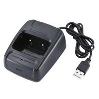 Universalus įkrovimo stotelės laikiklis su USB prievado laidu BF888S 777S 666S nešiojamiesiems dvipusio ryšio radijo modeliams 1