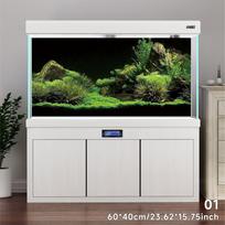 Akvariumo foninis lipdukas Žuvų akvariumo fonas Miškas/Samanos/Vandenyno pasaulis Pasidaryk pats Pjaustymas Galimas Fonas Savaime lipnus Akvariumo tapetas Dekoracijos 01 -60*40cm