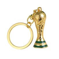 Metalinis trofėjus raktų pakabukas pakabukas, Gerbėjo dovanos dekoracija, Futbolo prekės, Futbolo trofėjaus ornamentas One Size auksas
