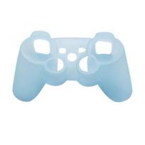 Silikoninė apsauginė odelė Playstation 3 dangtelio dėklui PS3 valdikliui Žaidimų pulteliui šviesiai mėlyna spalva