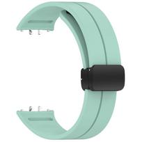 Pakaitinis silikoninis dirželis magnetinis laikrodžio apyrankė nauja apyrankė Samsung Galaxy Fit3 juoda