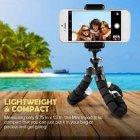 Flexible Sponge Octopus Mini Tripod for iPhone Camera Tripod Phone Holder Clip Stand with Bluetooth Remote Shutter juoda