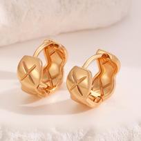 European & American Cartilage Stud & Ear Cuff Set: High-End Women's Layered Piercing Jewelry gray