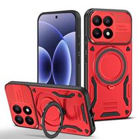 Prabangus šarvuotas magnetinis telefono dėklas, skirtas Xiaomi 17 15T 15 14T Pro Max 15 Ultra, su žiedu, buferiu, apsauginiu galiniu dangteliu, atsparus smūgiams Xiaomi 14 Ultra
