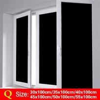 1 ritininis beicuotas 3D dekoratyvinis privatumas, apsaugantis nuo UV langų stiklo plėvelės lipdukų Lipdukai lipdukai 20*100cm juoda