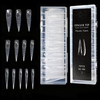 Crystal Nail Forms Kit Nail Mold Fast Length Extension For Gel Polish Effortless At Home Application Durability Results