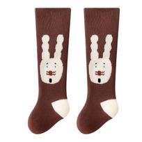 2025 Winter Cartoon Animal Thigh-High Terry Cloth Socks for Baby Girls 0-3 Years ruda