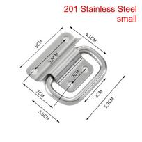 su varžtais Spintelės rankenos aparatūros priedai Durų rankena Patvari dėžutės rankena Spintelės durų stalčius small-201 Stainless Steel