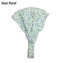 Mažyliams Elastingos Susuktos Kūdikio Turbaninės Bandanos Kepurės Skarelės Galvos Juostos blue floral