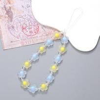 Yi Lian Beaded Phone Chain & Wrist Strap: Anti-Fall & Anti-Lost Pendant for Women. Mobile phone chain
