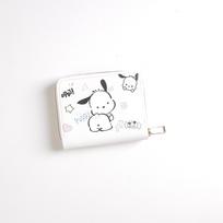 Pochacco Large-Capacity Anti-Magnetic Wallet & Card Holder with Chain 11.5*8.5cm
