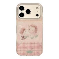 Cute Glitter Pink Pony Phone Case for iPhone 16, iPhone 17, and iPhone 17 Pro Max iPhone 11