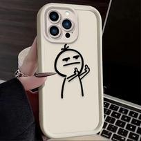 Cartoon Funny Despise Gesture Phone Case For iPhone 16 15 14 13 12 11 Pro Max XS Max XR 7 8 Plus Shockproof Silicone Back Cover iPhone 16