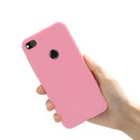 Dėklas Huawei P8 P9 Lite 2017 / Honor 8 Lite dėklas TPU plonas telefono dėklas Huawei P9 Lite 2017 minkštas Fundas P8 Lite 2017 buferis P8 Lite 2017 rožinė