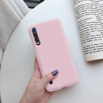 OPPO Find X2 Pro dėklas Saldainių spalvos Silikoninis Minkštas Matinis Galinis Dangtelis OPPO Find X2 FindX2 X 2 Pro CPH2023 CPH2025 Telefonų Dėklams OPPO Find X2 rožinė