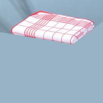 12-1pcs Absorbent Non Shedding Dishcloths, Size 40 X 60Cm, Quick Cleaning,for Coffee Machines, Kitchen Cloths, Checkered and Checkered Kitchen Cloths 1pc raudona