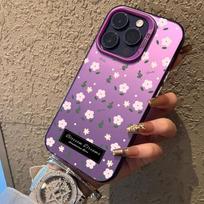 Romantic Flower Case For Tecno Pova 7 4G 5G Pova 7 Pro 5G Shockproof Bumper For Tecno Pova 7 Neo 4G Silvery IMD Phone Cases Tecno Pova 7 4G
