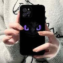 Lovely Couple Toothless Fury Dragon New Black Soft Phone Case For IPhone 16 15 14 13 11 12 17 Pro Max Mini Plus iPhone 13 pro
