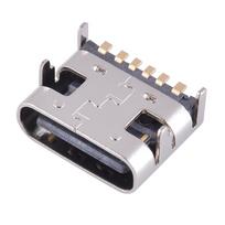 USB Type-C Female Socket SMD Plug: 2P, 4P, 6P, 16P, 24P Horizontal/Vertical Connector Charging Interface