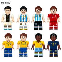 WORLD CUP Creative Series Sports Competition Figures - Football Sports Building Blocks Toys