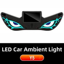 Suction Cup Car Warning Light Vibration Lights on Devil Eyes Car Light Gifts Car Atmosphere Light 1