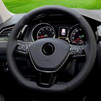 Volkswagen VW Golf 7 Mk7 Touran Up Naujas Polo Jetta Passat B8 Tiguan Priedai Automobilio Vairo Dangtelis Oda Rankų Siuvimo Black Thread
