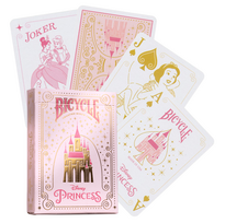 Kosmetinis defektas Bicycle Disney Princess Pink kortos